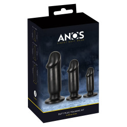 ANOS Set de 3 Plugs Butt Anal Kit 13.5 x 4.5cm